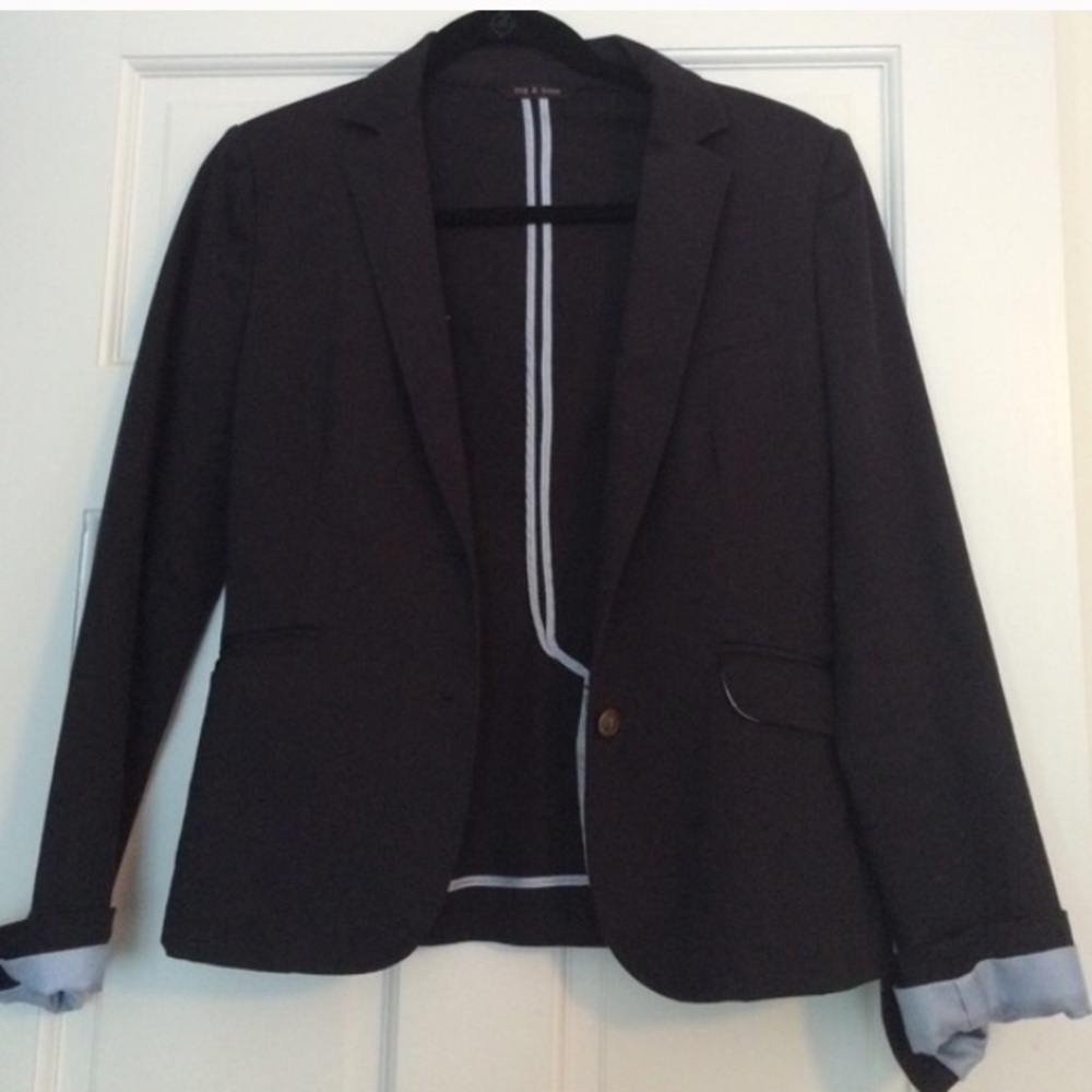 Rag and bone black blazer